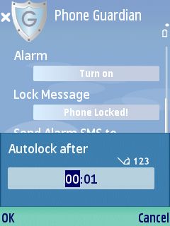 Phone Guardian review lock your Series 60 phone automatically 2b Phone Guardian review lock your Series 60 phone automatically