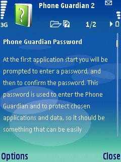 4a Phone Guardian review   lock your Series 60 phone automatically