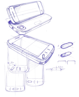 Nokia N97 sketch 2 Nokia N97   photo gallery