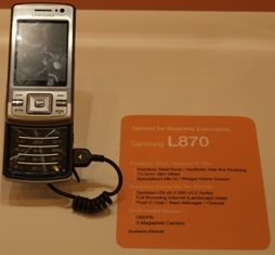 1b0 Symbian Smartphone Show 2008   Samsung booth