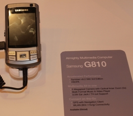 5c Symbian Smartphone Show 2008   Samsung booth