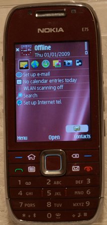 nokia e75 front Nokia E75 review   physical
