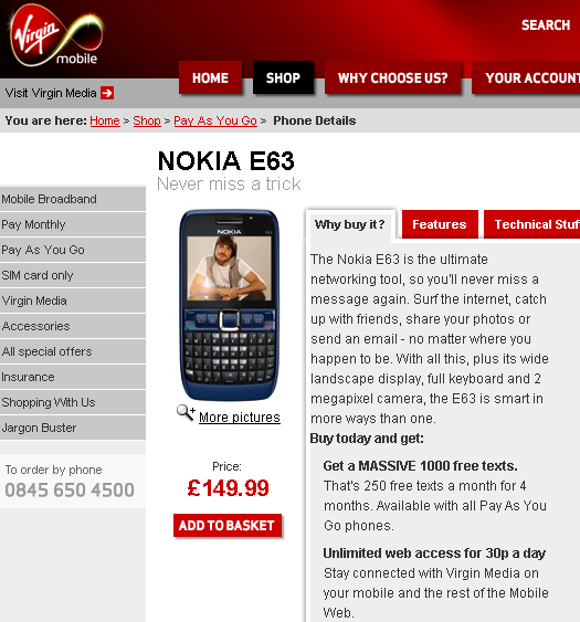 wallpaper nokia e63. Nokia E63 gets UK carrier