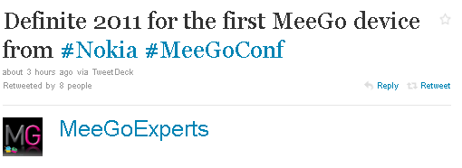 first meego device First MeeGo device drops 2011