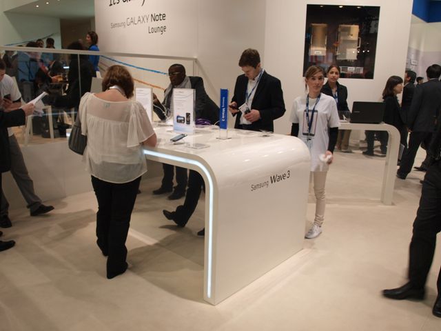 mwc bada desk Bada at the Mobile World Congress 2012